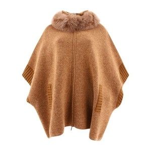 Giovi Cape With Plush Fur Inserts - NWT